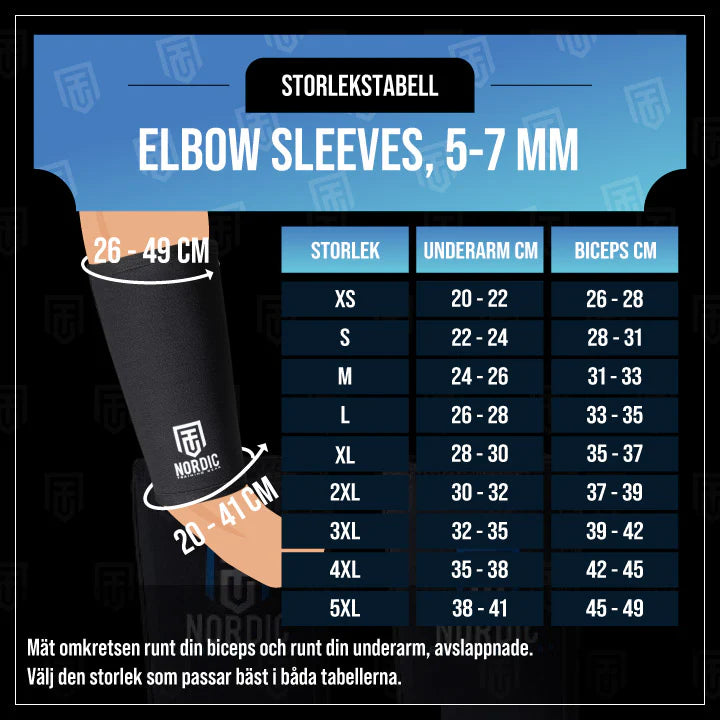 Elbow Sleeves, 5-7 mm (Elbow protection)