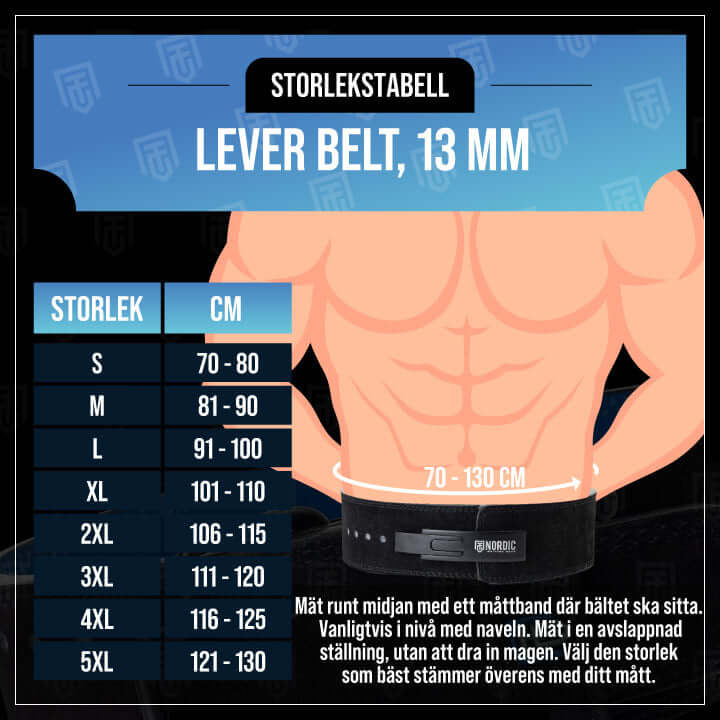 Lever Belt, 13 mm